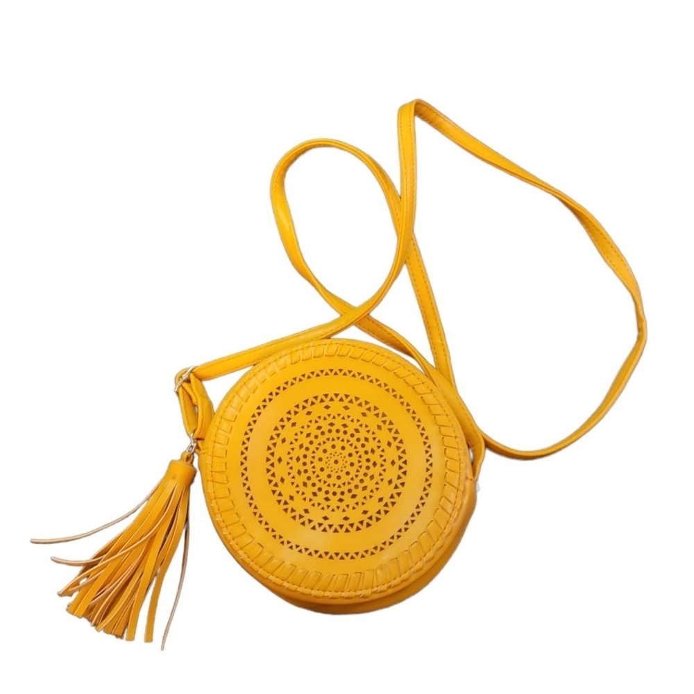 Art Class Girl's Boho Mustard yellow Crossbody bag